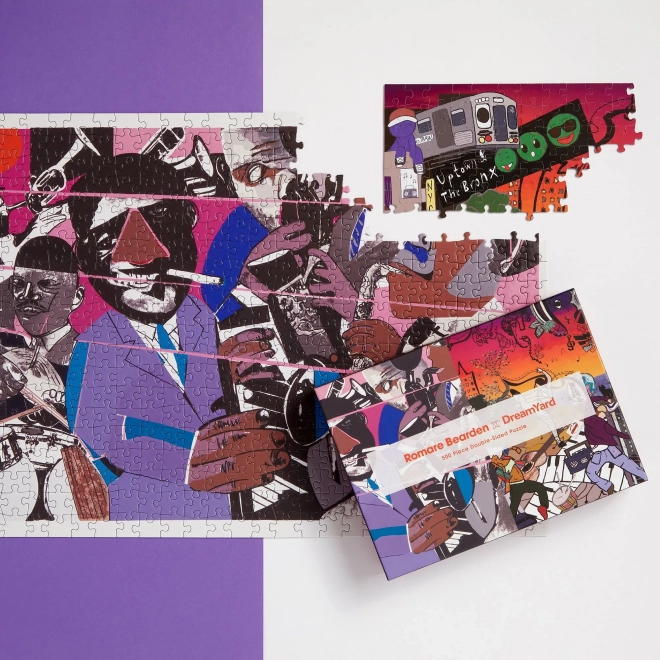 Dobbeltsidet puslespil Romare Bearden x DreamYard 500 brikker