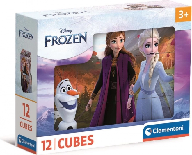 Clementoni billedterninger Frost 12 klodser