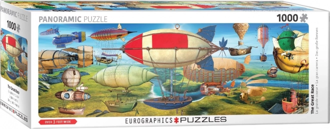 Panoramapuslespil Stort Løb 1000 brikker