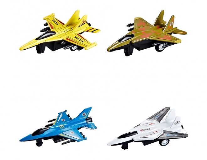 Metal flyvemaskine 10 cm