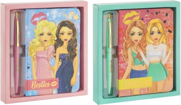 Besties-kalender og kuglepen