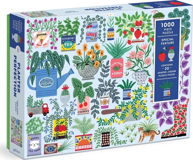 Galison puslespil Plantning af blomster 1000 brikker
