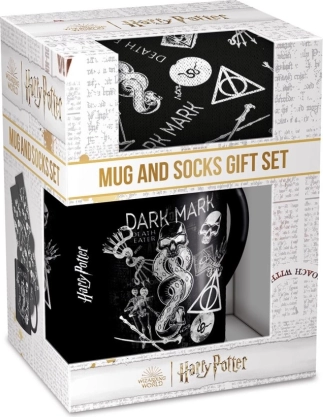 Harry Potter Dark Arts herre gaveæske krus og sokker