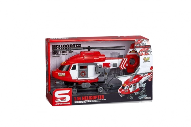 Brandhelikopter med realistiske effekter