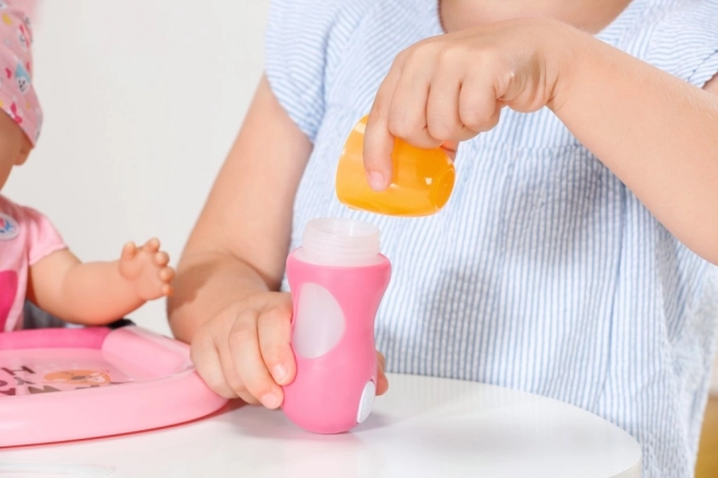 Interaktiv flaske og ske til BABY Born dukker