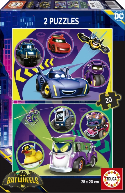 Educa Puzzle Batwheels 2x20 brikker