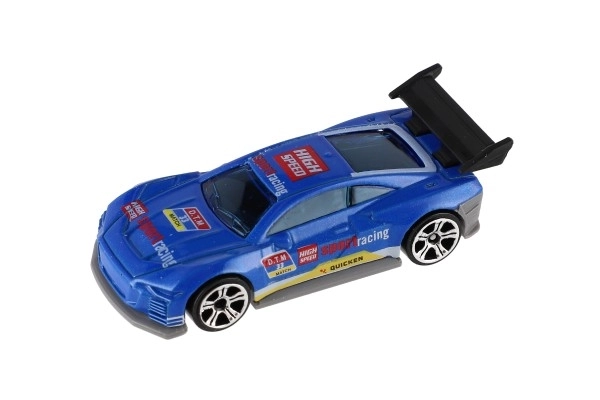 Auto racer 6 stk metal/plast 8cm til fri hånd i æske 10,5x27x4cm