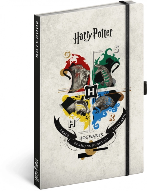 NOTIQUE Noter Harry Potter, linjeret, 13 x 21 cm