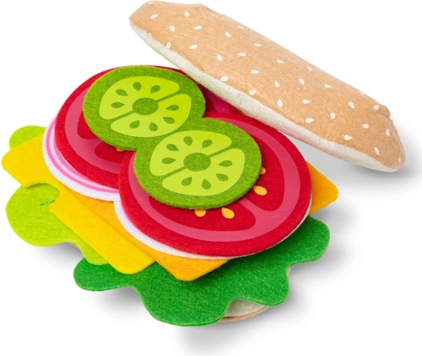 Sæt af filt-sandwich til børn
