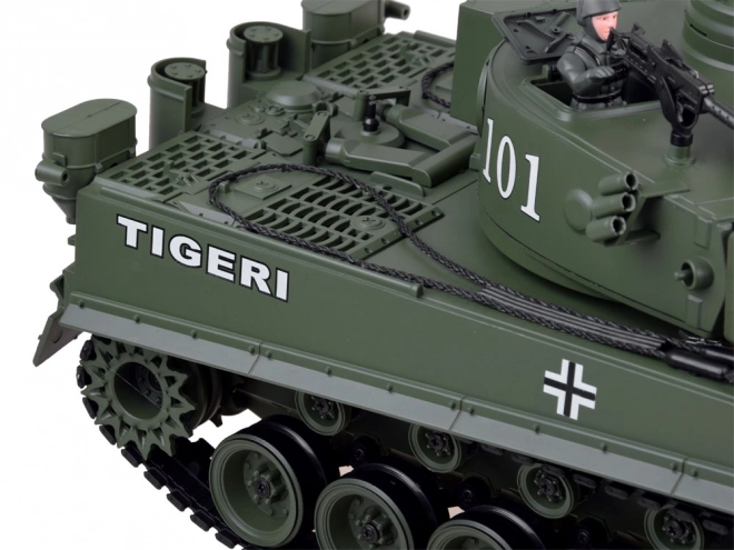 Stor tysk Tiger 45cm med fjernbetjening RC0252ZI