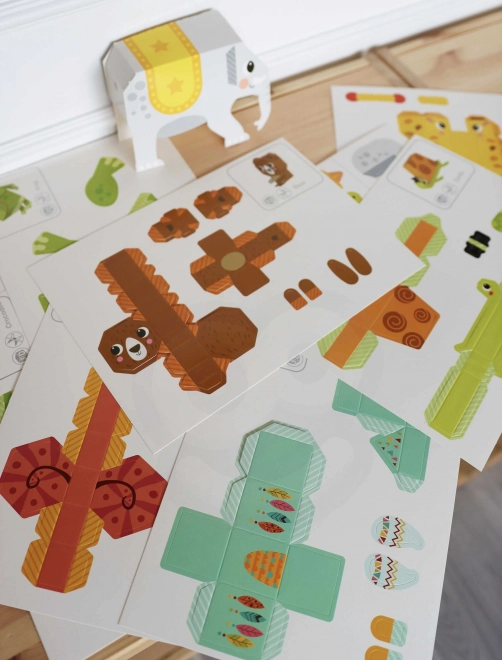 Woopie art&fun kreativ sæt origami 3D dyrefigurer