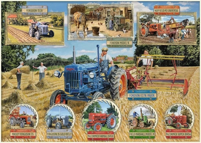 Ravensburger puslespil Arbejde på marken