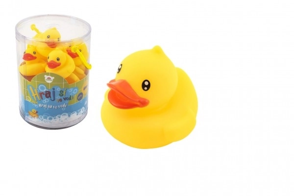 Gummi gul badeand - 5,5 cm, 1 stk.