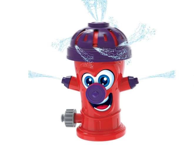 Havehydrant som legetøj med sprøjtedyse
