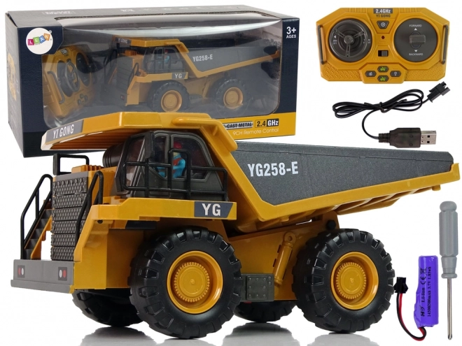 2.4 G Fjernstyret tipplastbil med trailer