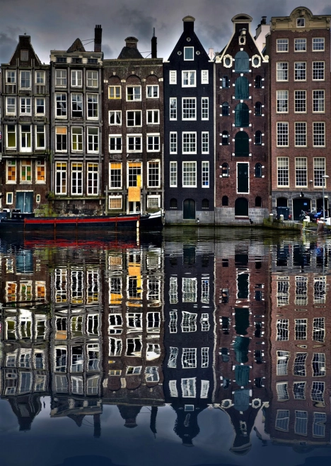 Puslespil Huse i Amsterdam 1000 brikker