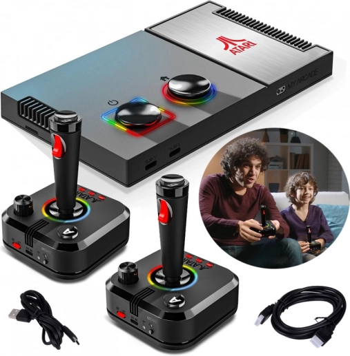 retro spilkonsol atari gamestation pro med mere end 200 spil