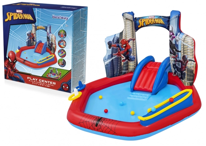 Oppustelig vandlegeplads Spider-Man