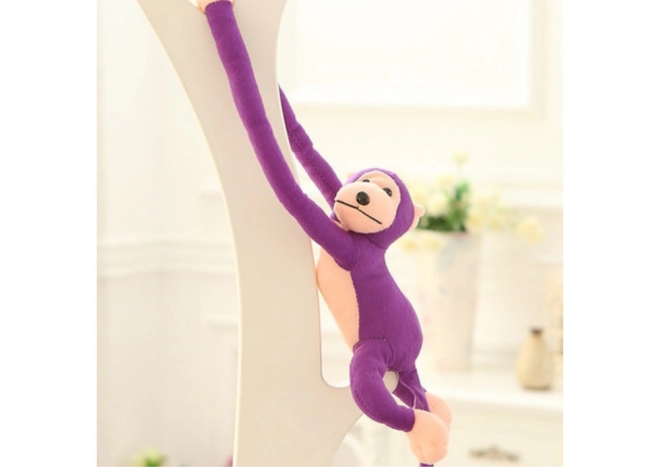 Plys maskot Abe med lyd Lilla 80 cm