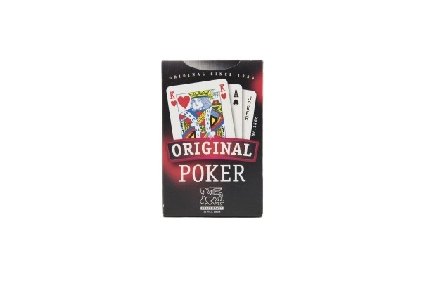 Poker selskabsspil kort i papæske 6x9cm