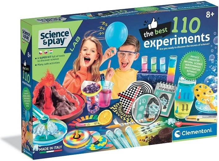 Clementoni Science & Play laboratorium – 100 videnskabelige eksperimenter for børn