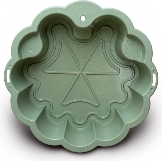 Praktisk blomsterform med to sæder