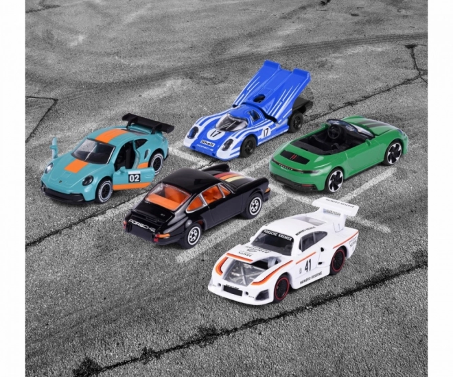 Majorette Porsche Motorsport Gavesæt 5 stk
