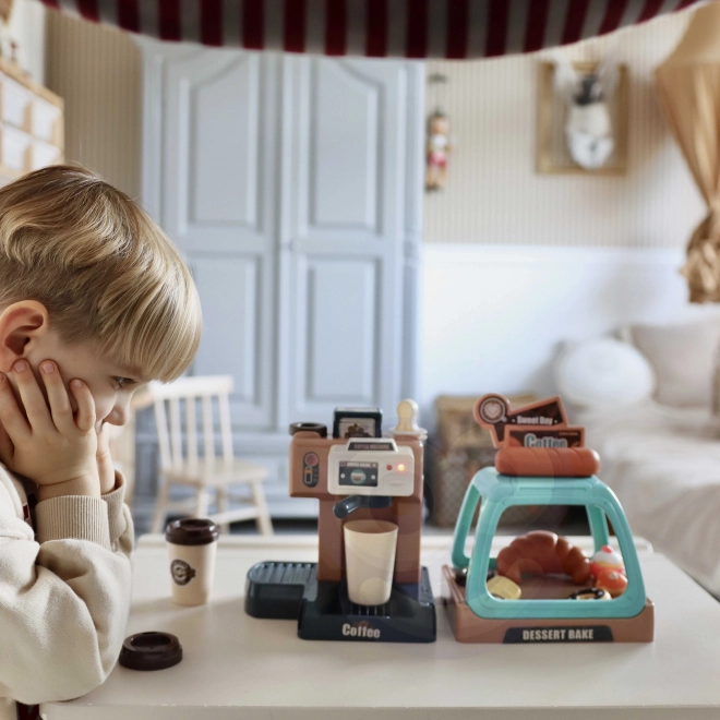 Sjov kaffemaskine til børn med tilbehør WOOPIE