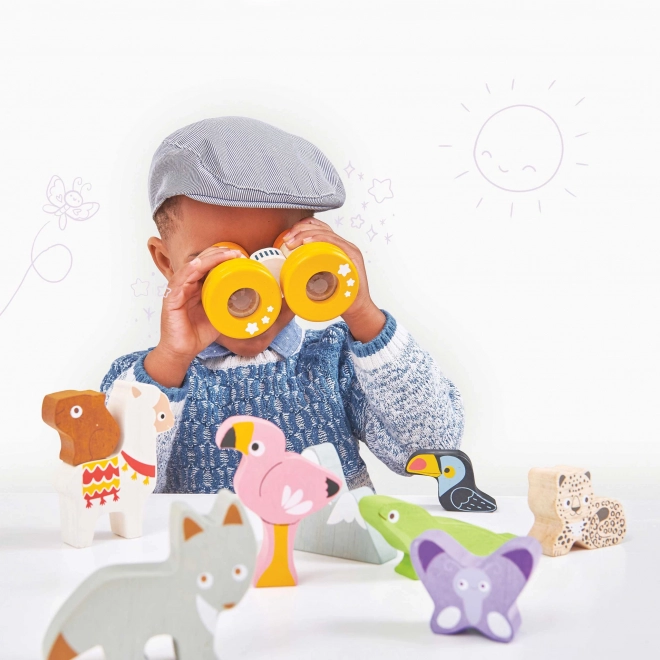 Balanceret Tårn La Toy Van Petilou - zoo dyre