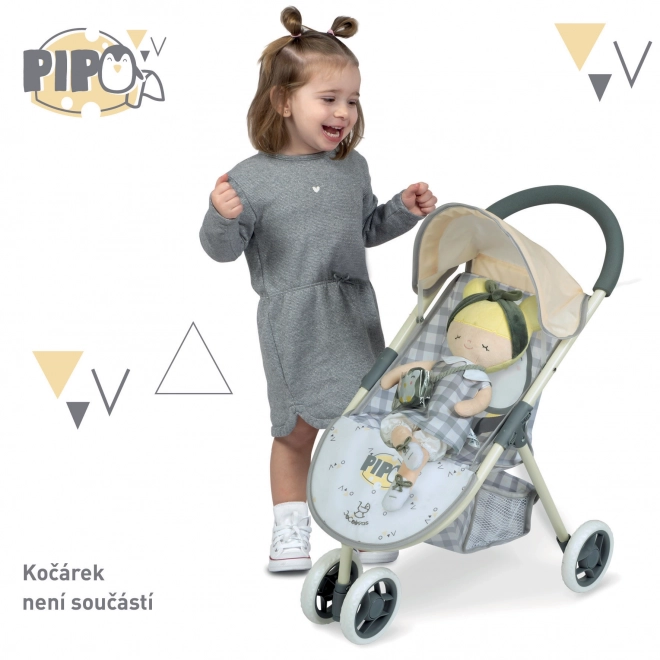 Plysdukke Pipo 36 cm