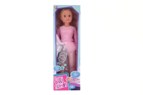 Gå-dukke ballerina 80 cm