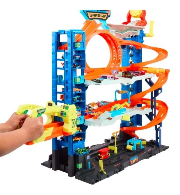 Mega garage med drageangreb Hot Wheels City