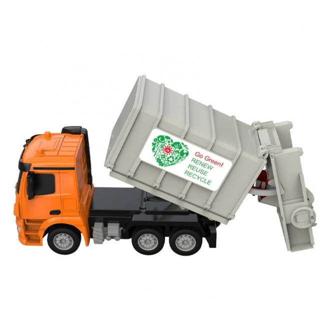 RC renovationsbil med fjernbetjening 1:26 Double Eagle (orange) Mercedes-Benz Antos E676-003