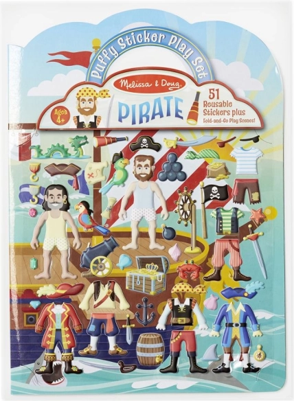 Sømands kreativt sæt – Genanvendelige klistermærker fra Melissa & Doug