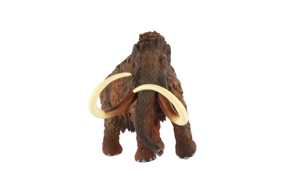 Uldhåret mammut i plastik 18cm i pose