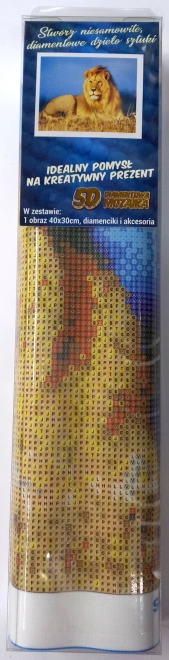 Norimpex Diamantmaling Løvens Majestæt 30x40cm