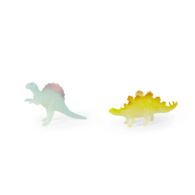 Dinosaurer lyser i mørket 9 stk i pose