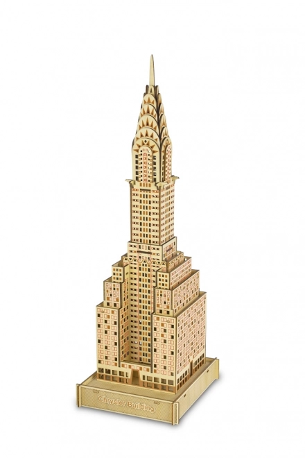 Woodcraft Træ 3D puslespil Chrysler Bygning