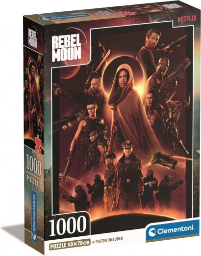 Episk REBEL MOON-motiv med plakat