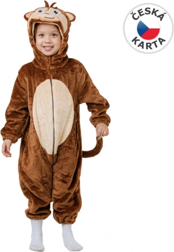 Karnevalkostume abe til børn, størrelse 92-104 cm