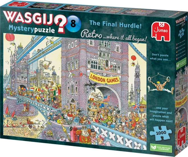 JUMBO puslespil WASGIJ Mystery 8: Den sidste forhindring 1000 brikker