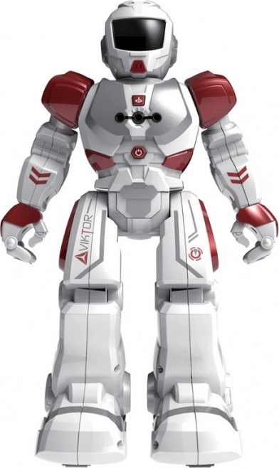 Interaktiv robot Viktor 27 cm, 21 funktioner, rød