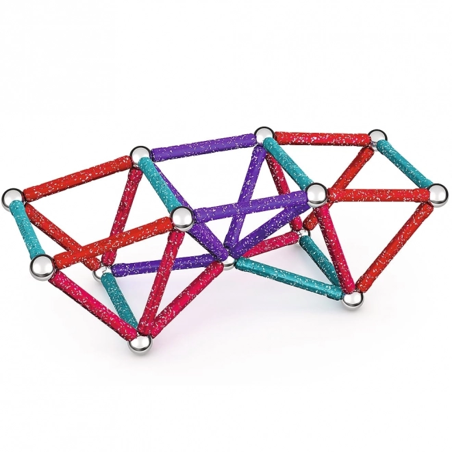 Magnetisk byggesæt GEOMAG Glitter 60 dele