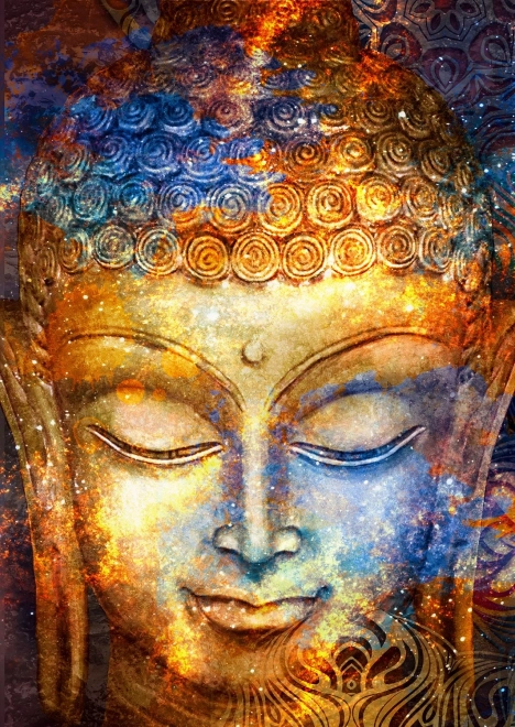 Beroligende puslespil Buddha