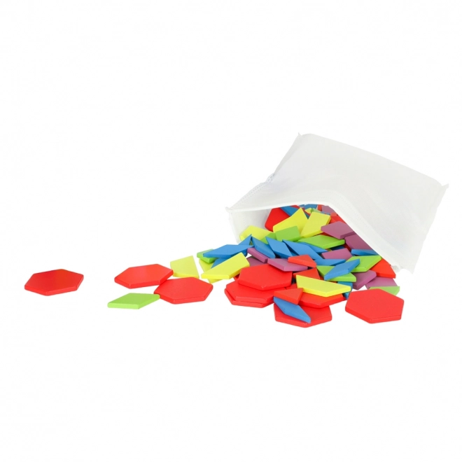 Træ Montessori Mosaik - 155 dele