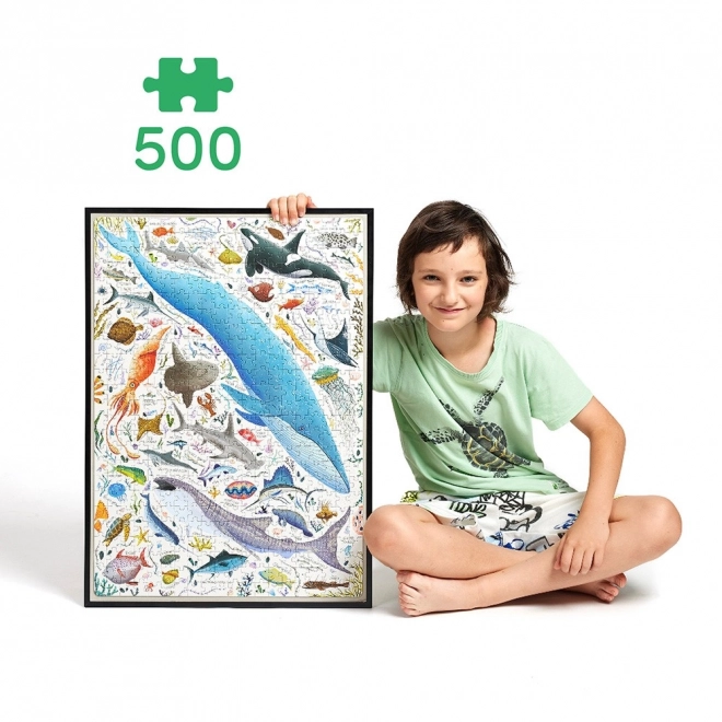 Puslespil Puzzlove Fisk og vanddyr 500 brikker