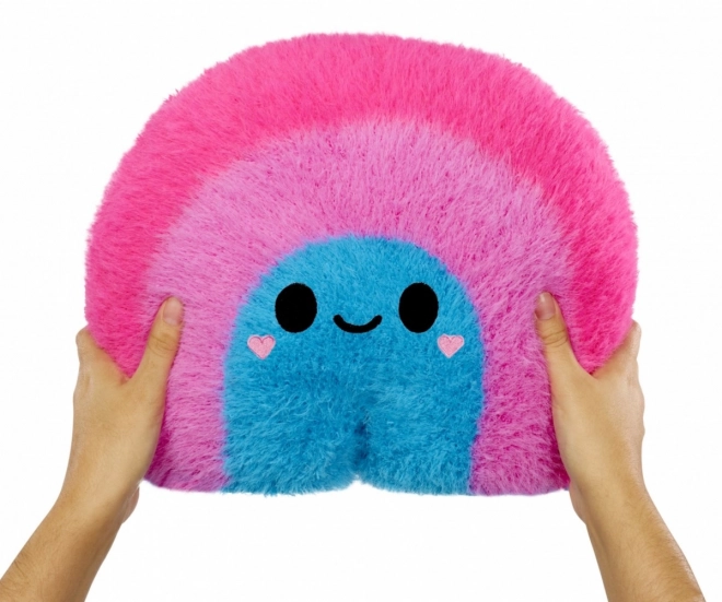 Stor Fluffie Stuffiez Bamse - Regnbue