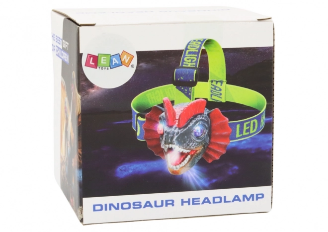 Pandelygte Dinosaur Justerbar rem 3 LED dioder