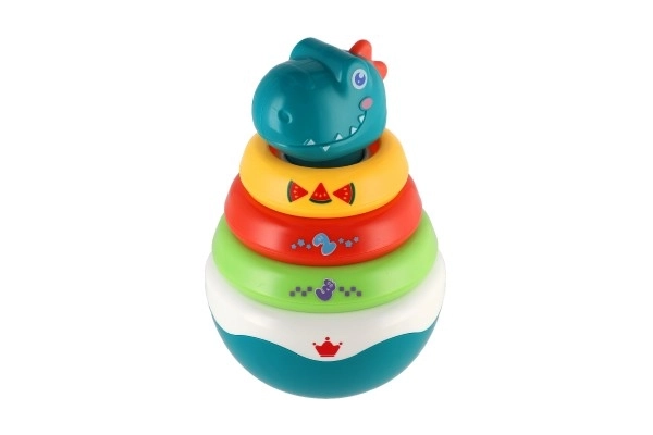 Dinosaurus Roly Poly puslespil med lyd