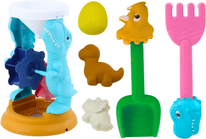 Sjov mølle med dinosaurmotiv